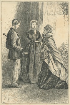 'Captain Clavering makes his first Attempt', The Claverings, Cornhill Magazine Vol. 14, 1866, Mary Ellen Edwards PL1239