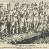 Our Noble Volunteers, Punch vol. 38, 1860, PL2384
